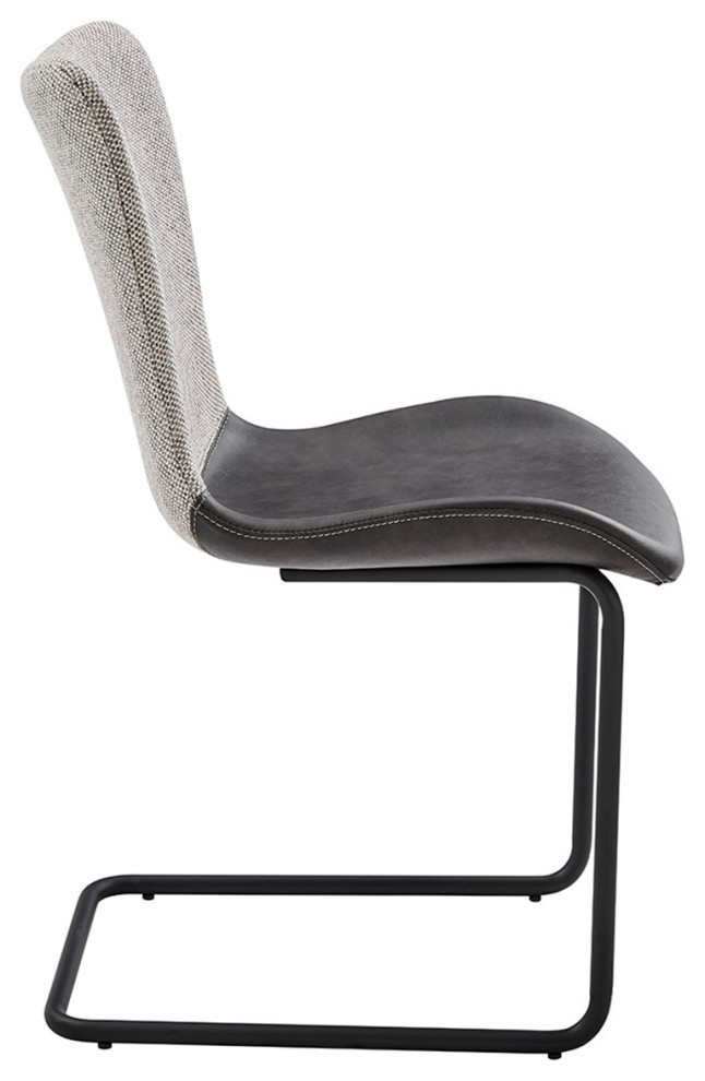 Juni Side Chair   Industrial   Dining Chairs   by Euro Style  Houzz