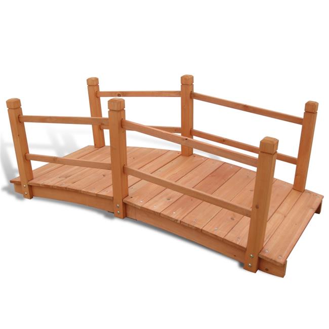 Outdoor Patio Bridge - 4 ft. 7 in. x 1 ft. 12 in. x 1 ft. 10 in.