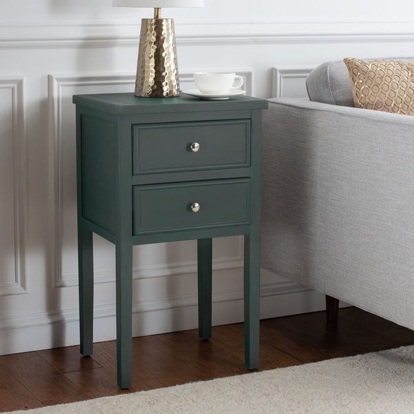 SAFAVIEH Toby Dark Teal End Table - 16.9