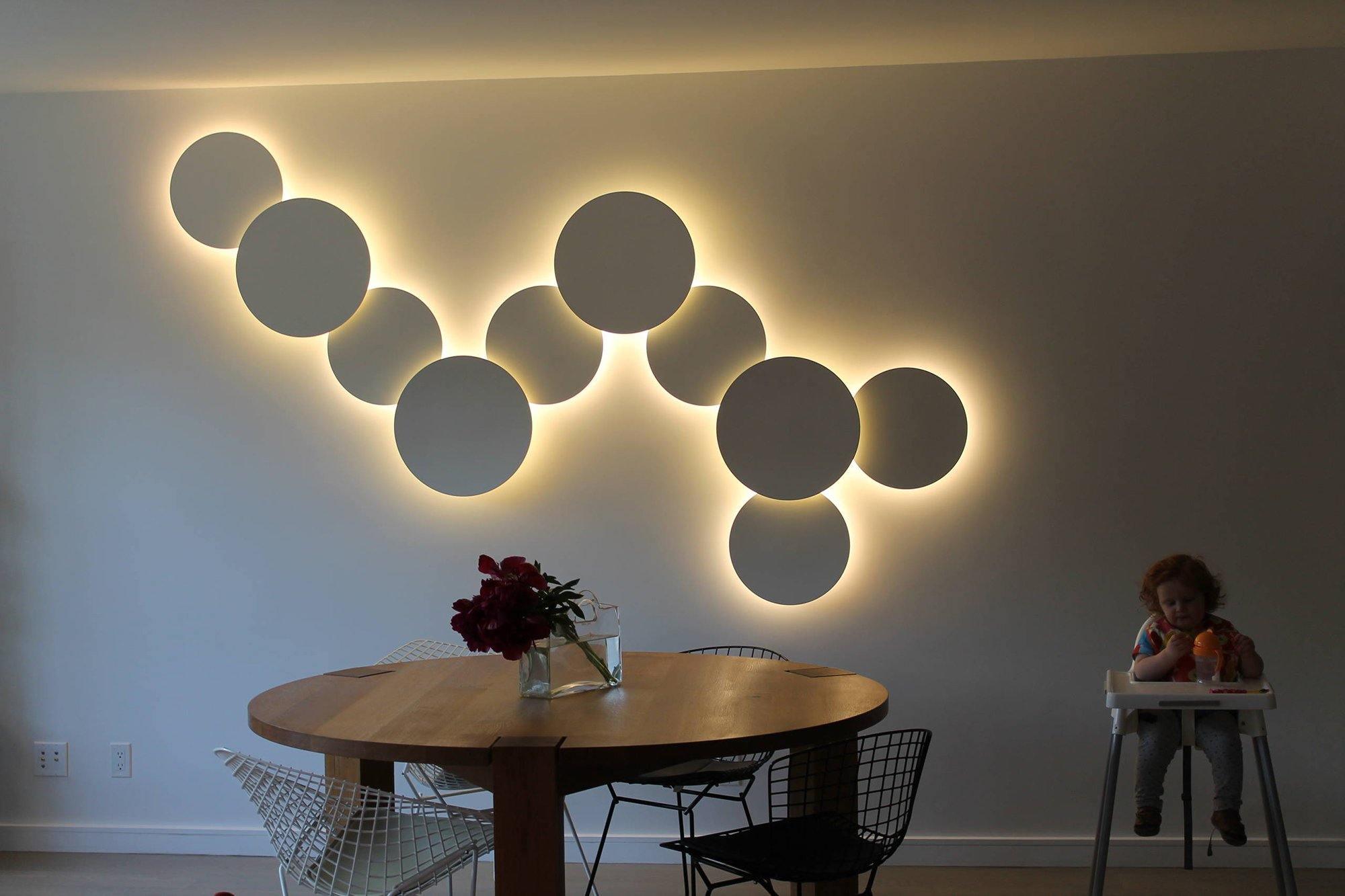 Geometric Disc Wall Lamp