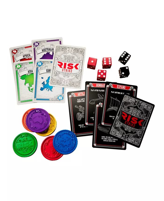 Hasbro Risk Strike Cards and Dice Game