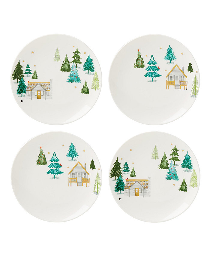 Lenox Balsam Lane 4-Piece Accent Plate Set