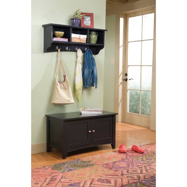 Shaker Cottage Storage Coat Hook With Cabinet Bench Set Alaterre Furniture