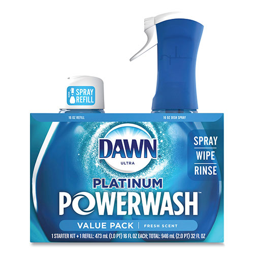 Procter and Gamble Dawn Platinum Powerwash Dish Spray | Fresh， 16 oz Spray Bottle， 2