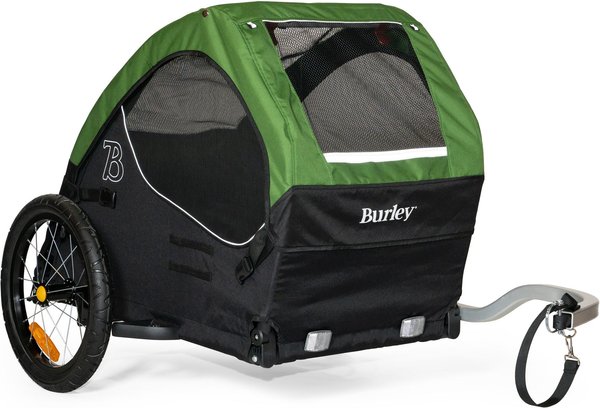 Burley Tail Wagon Dog Bicycle Trailer， Fern Green