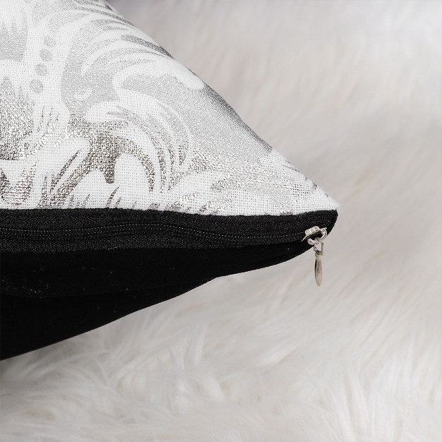 Piccocasa Vintage Floral Square Bolster Throw Pillow Cover