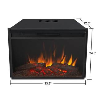 Real Flame Gunnison Grand 64 in. Freestanding Wooden Electric Fireplace in Chestnut Barnwood 8700E-CHBW