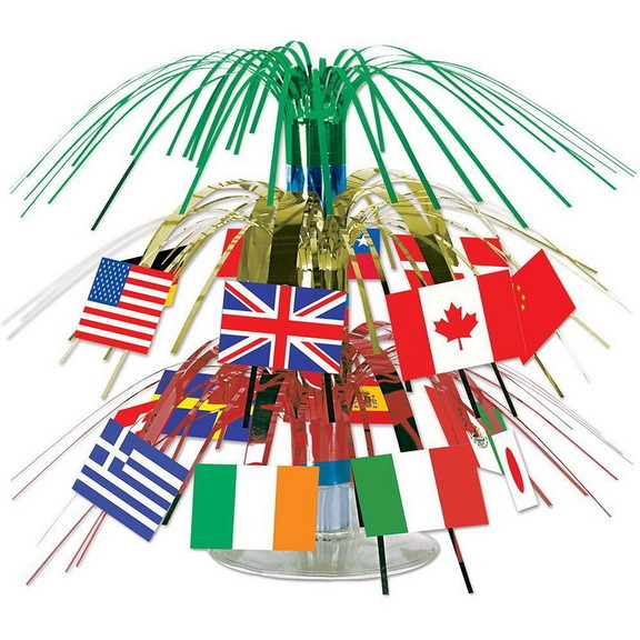 Beistle 262538 International Flag 7 1/2 Cascade C...