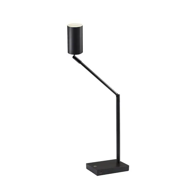 Adesso Black Colby LED Desk Lamp