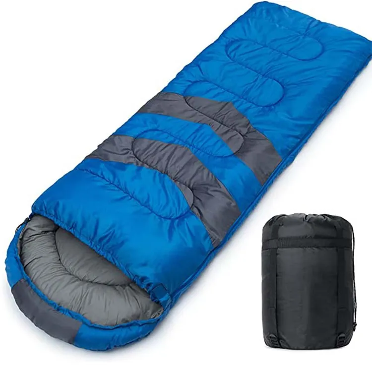 Customized Waterproof Lightweight Camping Hiking Envelope Sleeping Bag Cotton Winter Water Proof Sleeping Bags for Adults