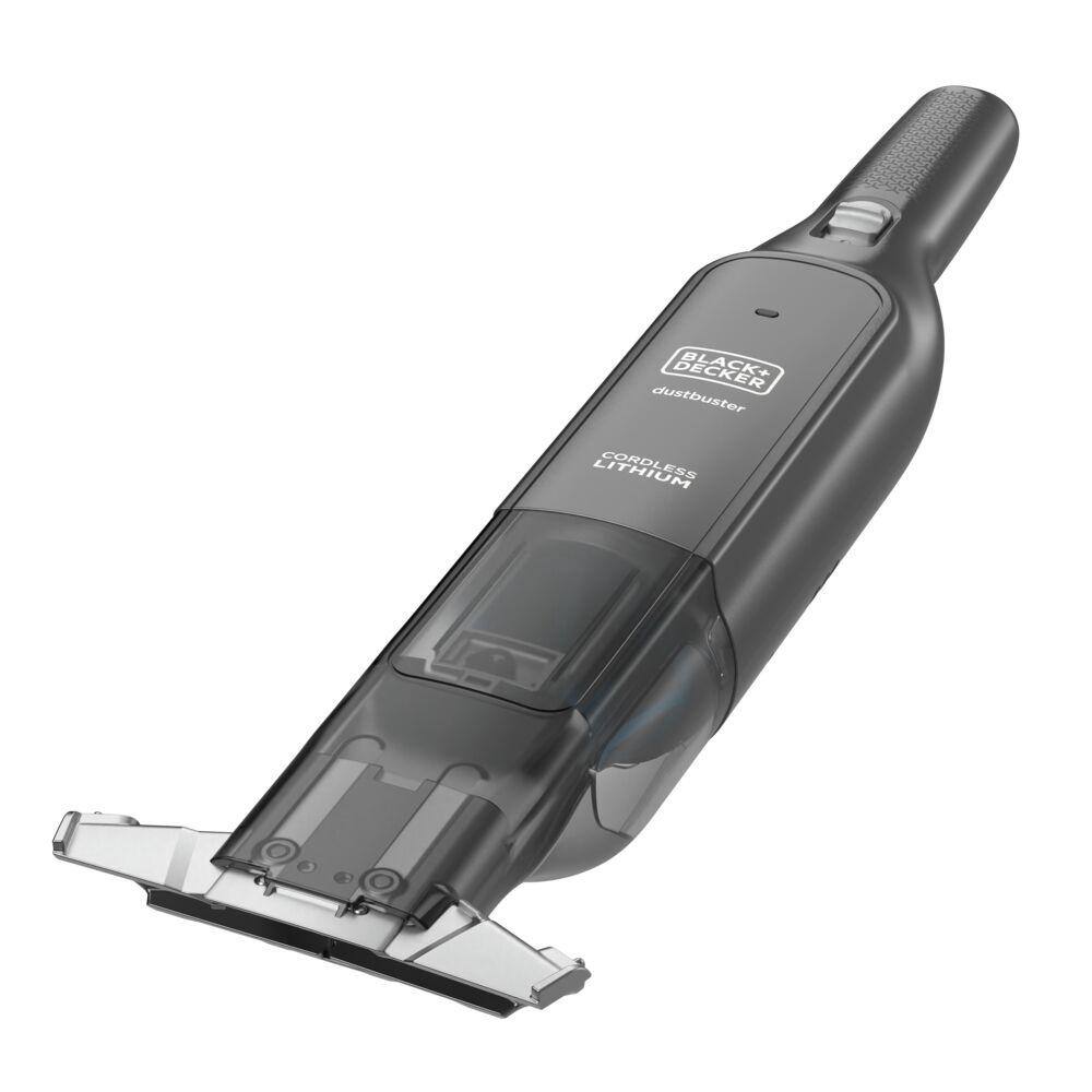 BLACK+DECKER Dustbuster 12-Volt MAX Bagless Cordless Washable Filter Multisurface Handheld Vacuum in Gray HLVC315B01