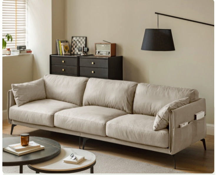 Technology Fabric Sofa Light luxury   Midcentury   Sofas   by GVAwood  Houzz