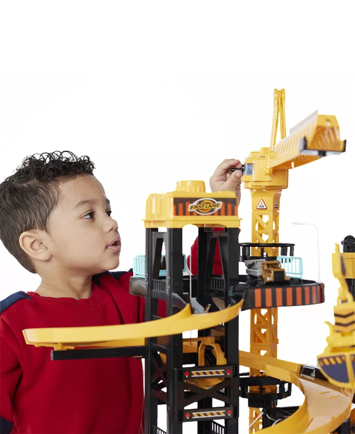 Fast Lane Lights and Sounds Construction Playset  Created for You by Toys R Us