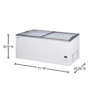 Summit Appliance 12.4 cu. ft. Commercial Chest Freezer in White NOVA61