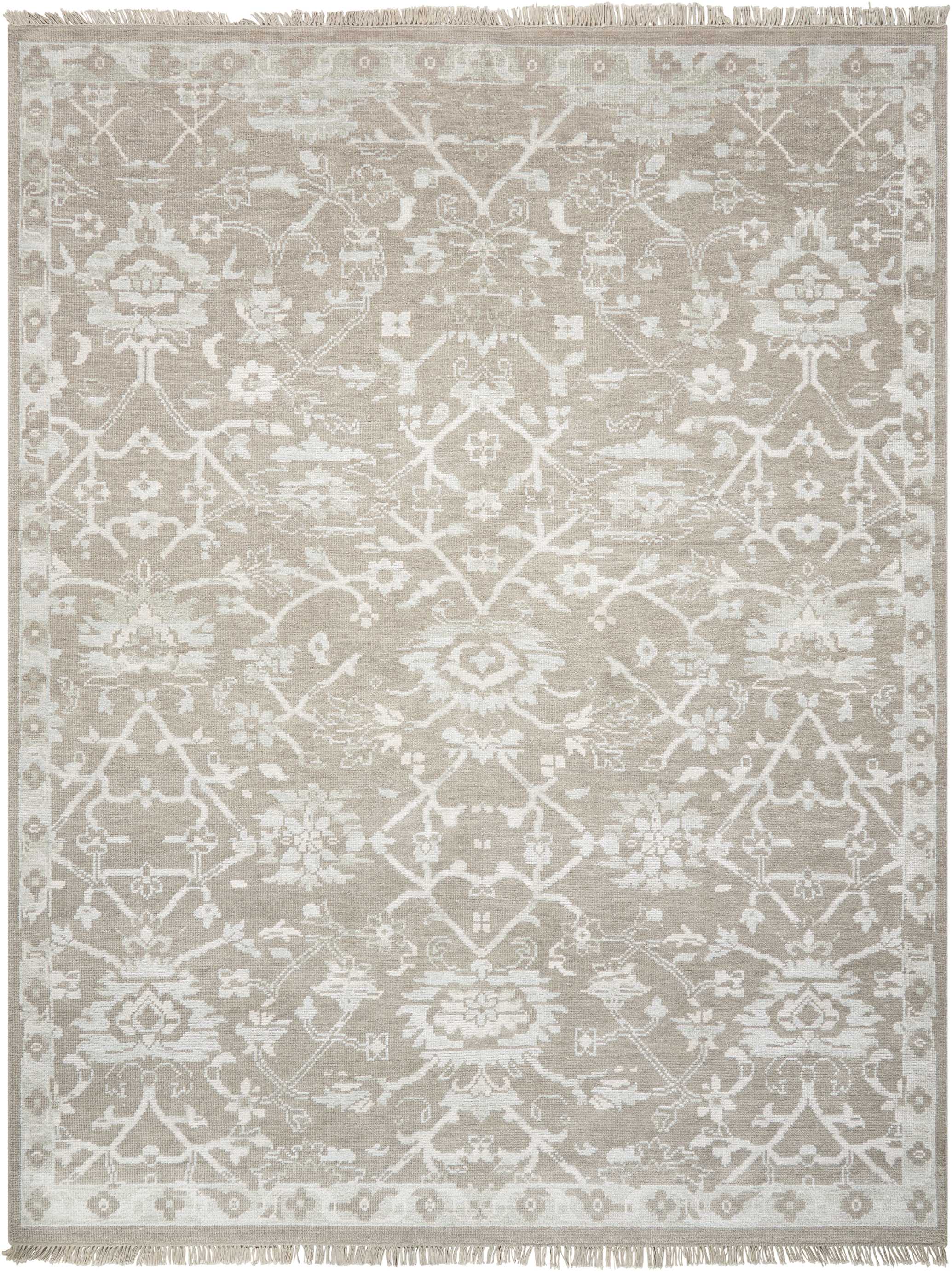 Elan Hand Knotted Grey Rug