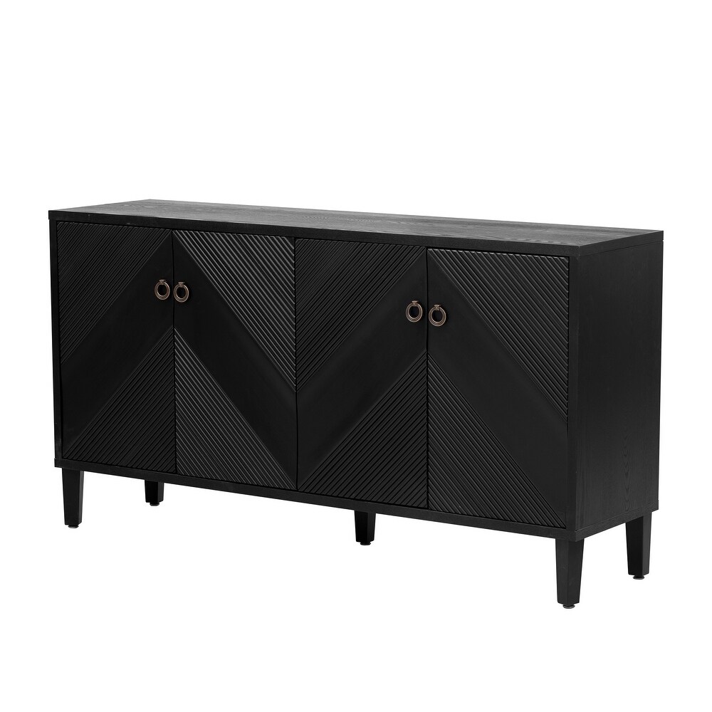 Luxury Style Storage Buffet Sideboard with Adjustable Shelves