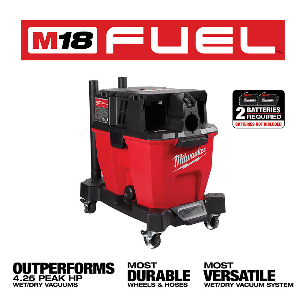 MW M18 FUEL Vacuum 9 Gallon 36V Wet/Dry Bare Tool 0920-20 from MW