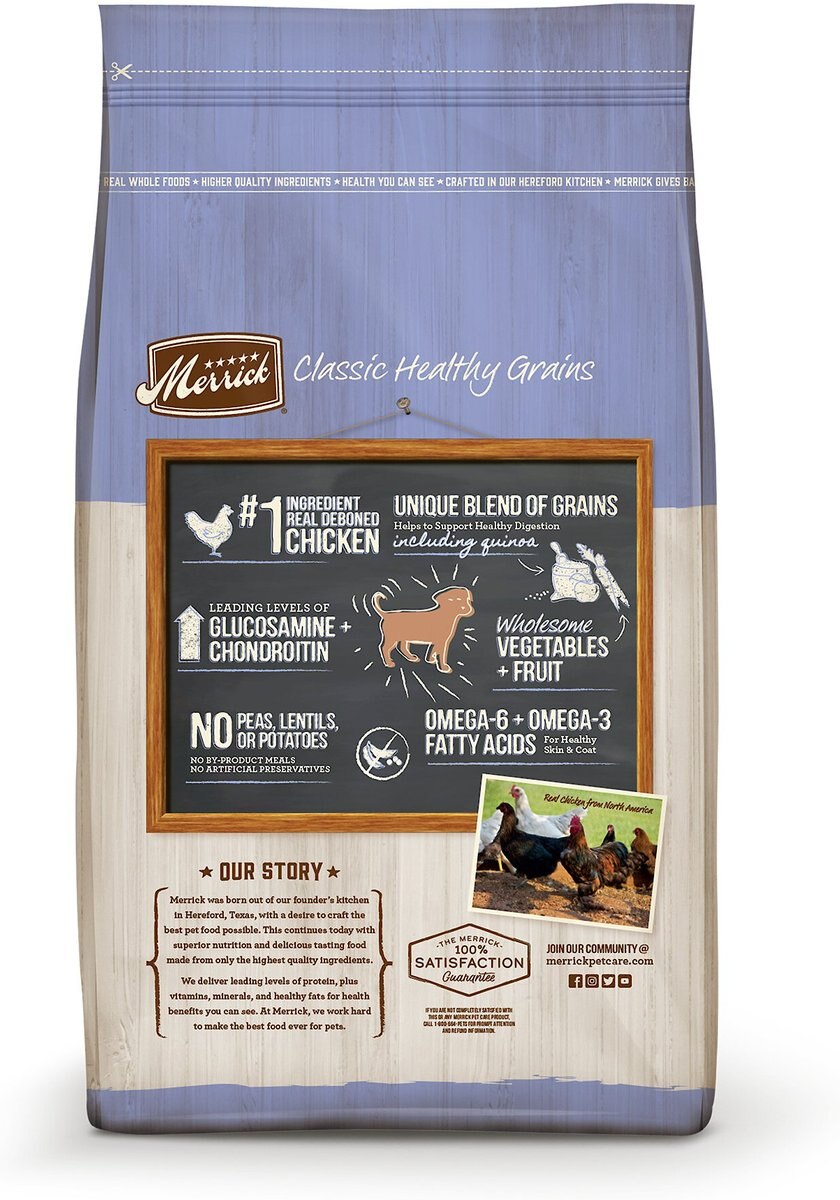 Merrick Classic Healthy Grains Puppy Recipe Dry Dog Food