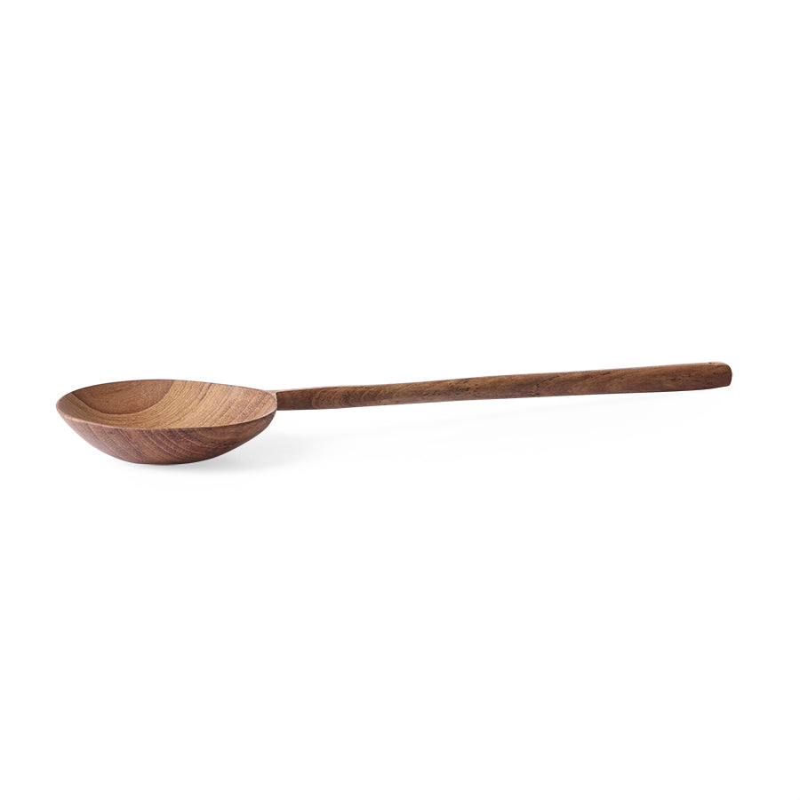 Wooden ladle round