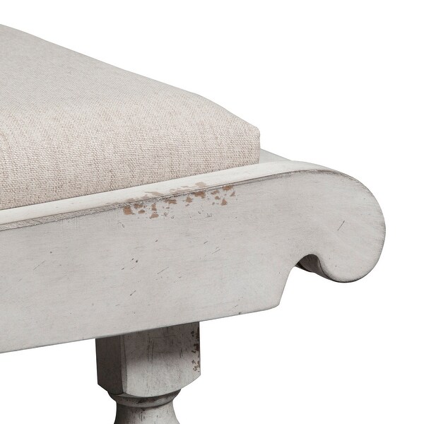 Whitney Antique Linen Bench