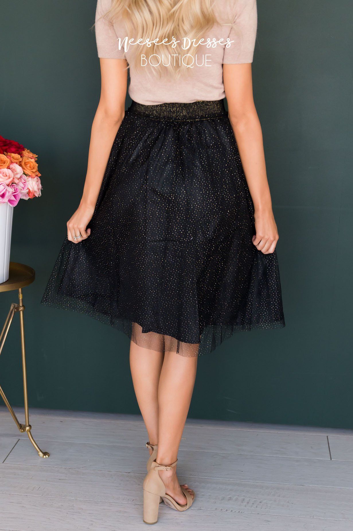 Dazzled Up Tulle Skirt