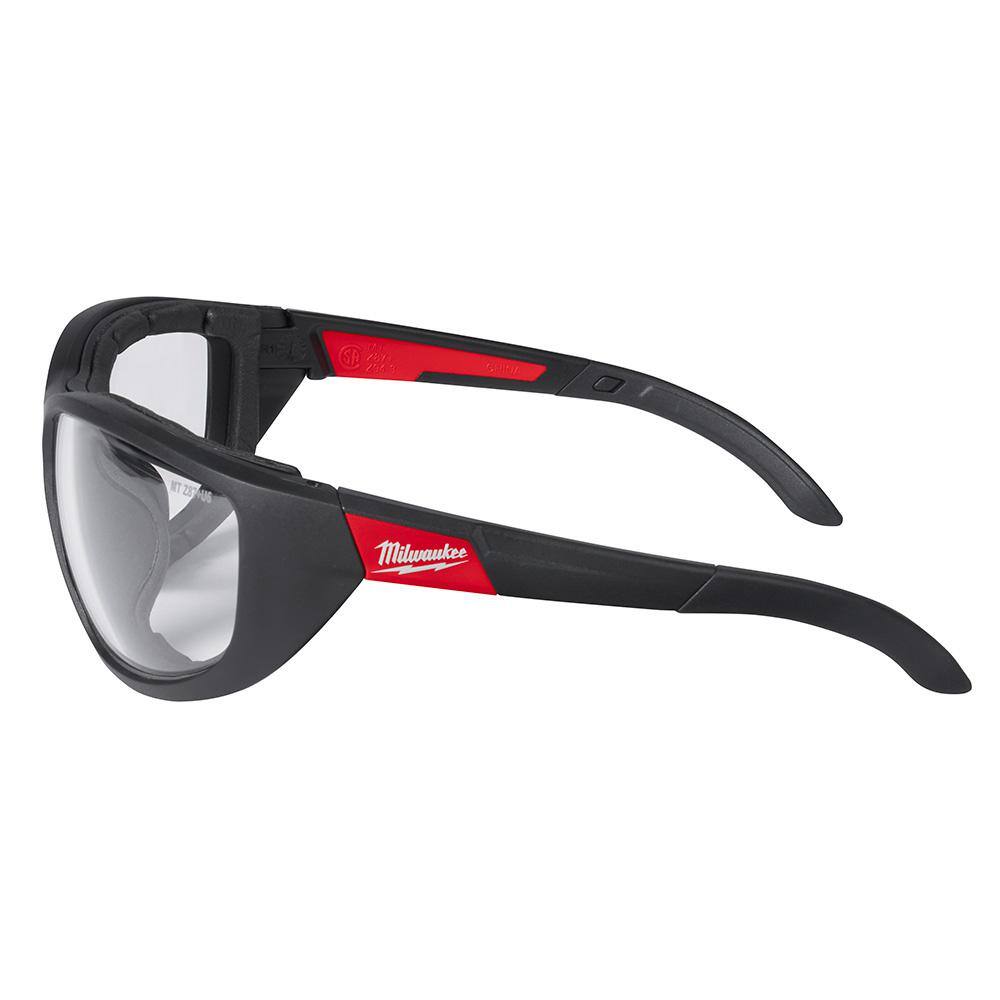 MW High Performance Safety Glasses with Clear and Tinted Lenses and Gasket (2-Pack) 48-73-2040-48-73-2045