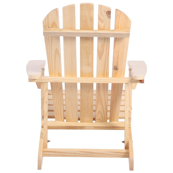 Adirondack Chair Solid Wood Outdoor Patio Furnitur...