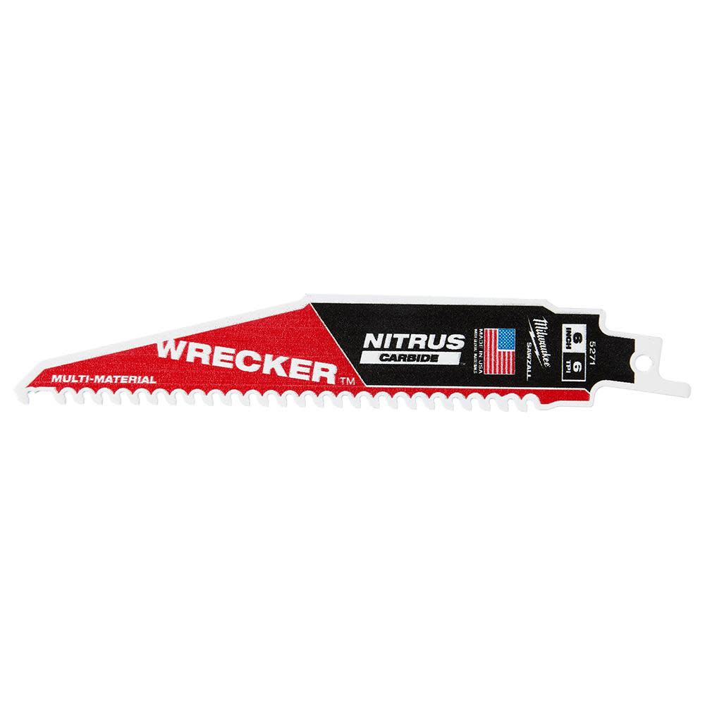 6 WRECKER™ with NITRUS CARBIDE™ 3Pk ;