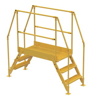 Vestil COL 3 26 33 cross over ladder 3 step 28 h 3...