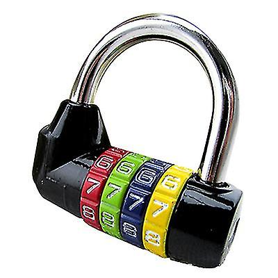 4-wheel Digital Code Lock Door And Window Gym Drawer Anti-theft Lock Color Small Padlock Cabinet Lock