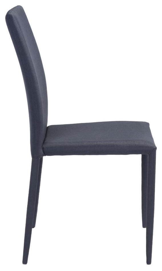 Confidence Dining Chair Black  Set Of 4   Contemporary   Dining Chairs   by BisonOffice  Houzz