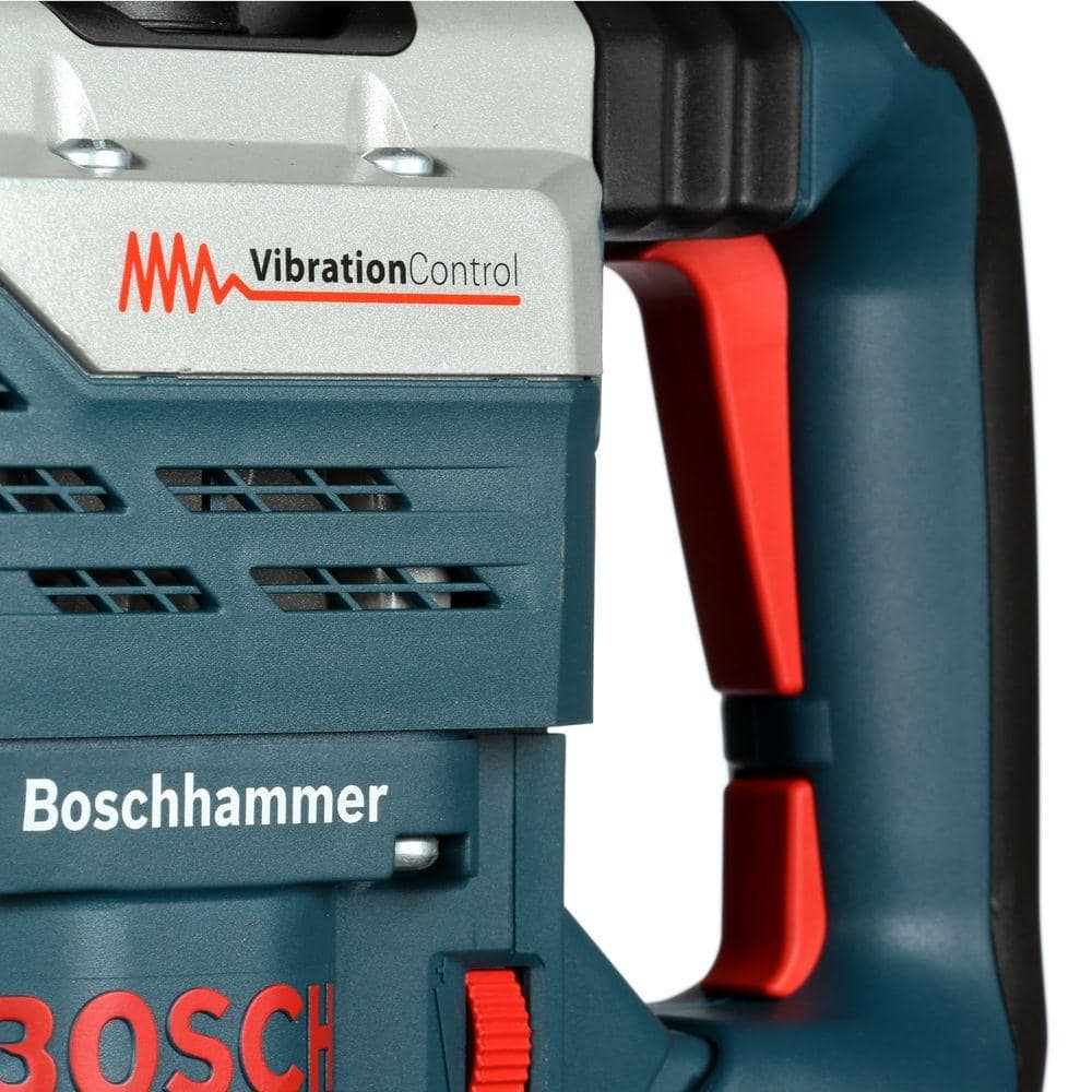 Bosch 13 Amp Corded 1-5/8 in. SDS-max Variable Speed Rotary Hammer Drill with Auxiliary Side Handle and Carrying Case 11264EVS