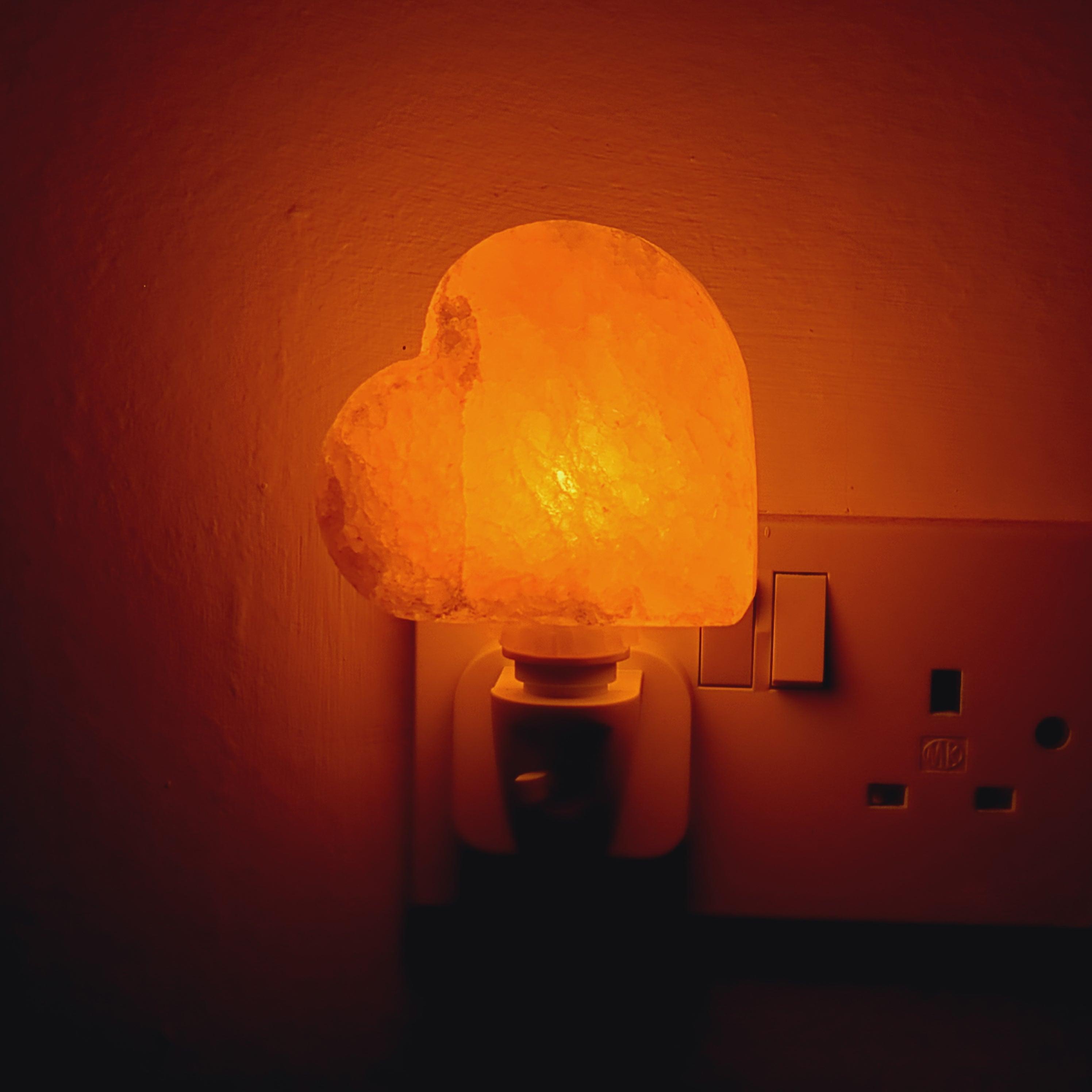 Himalayan night light - heart