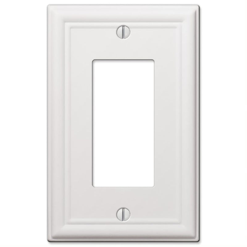 WALLPLATE CHELSEA 1R WHT