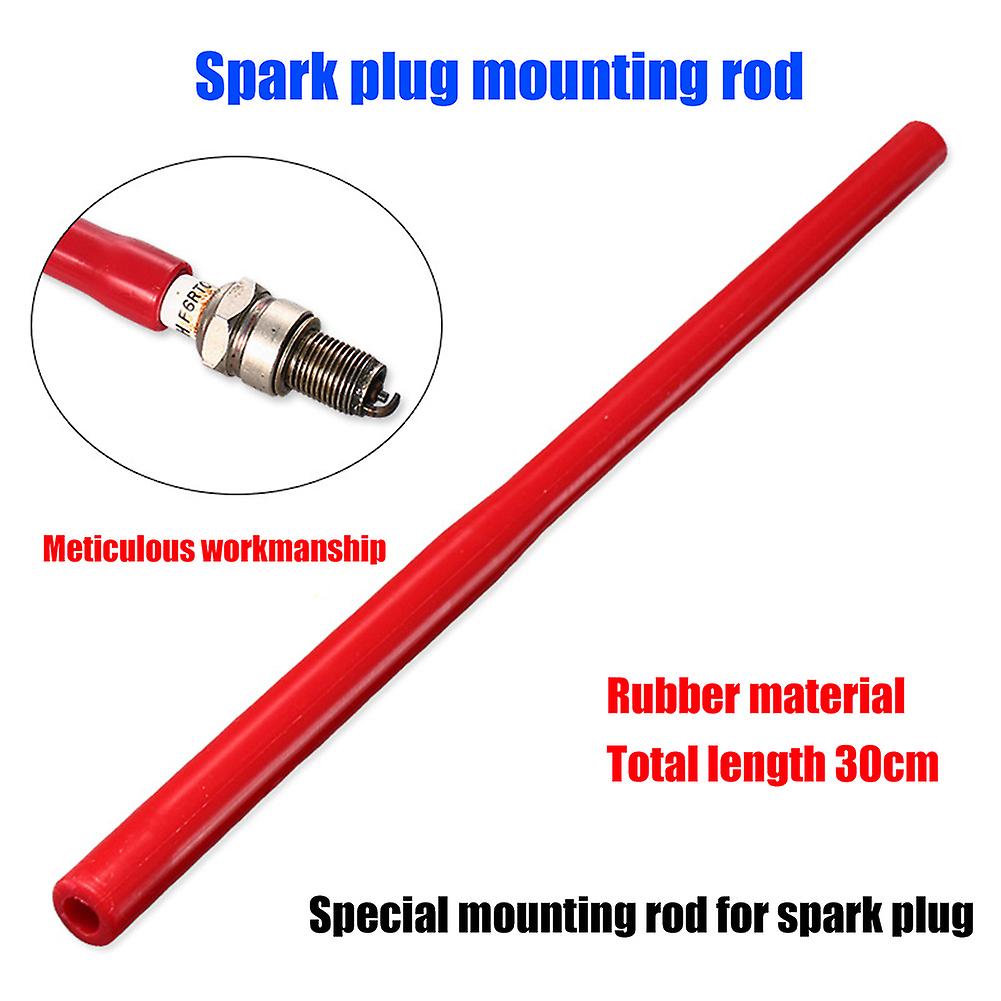 Spark Plug Rubber Stick Car Spark Plug Installation Tool Spark Plug Installation Hose Sleeve Double Hole