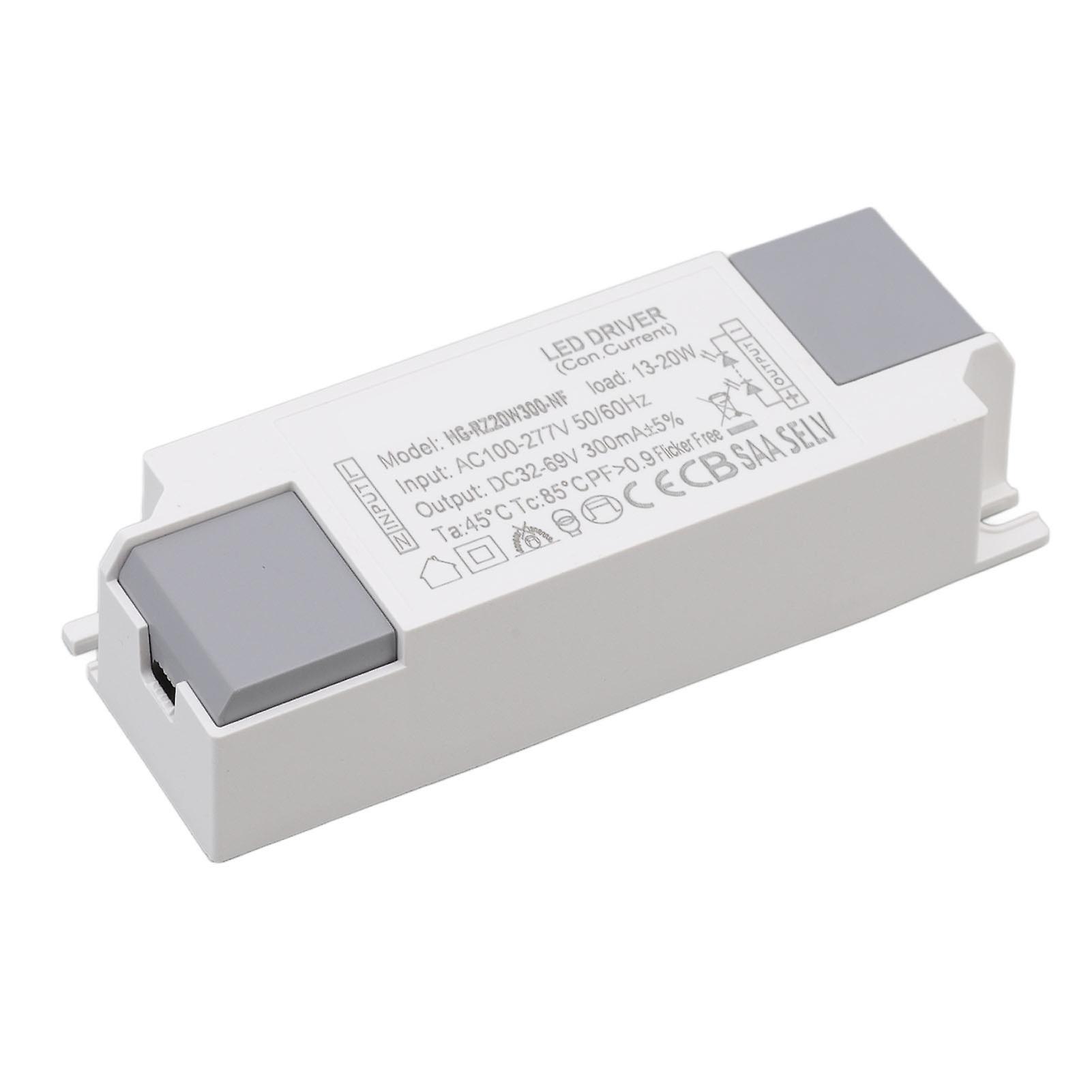 LED Power Supply Driver AC 100‑277V to DC 32‑69V LED Driver Transformer for Indoor Outdoor Light Strips Lamps