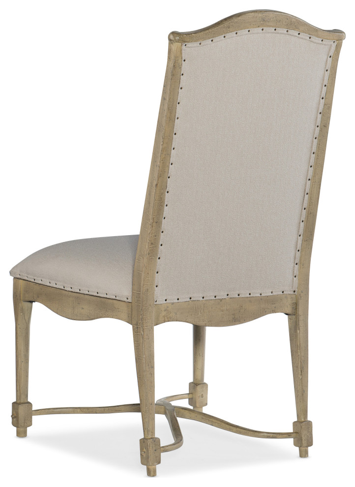 Ciao Bella Upholstered Back Side Chair  Natural   French Country   Dining Chairs   by Hooker Furniture  Houzz