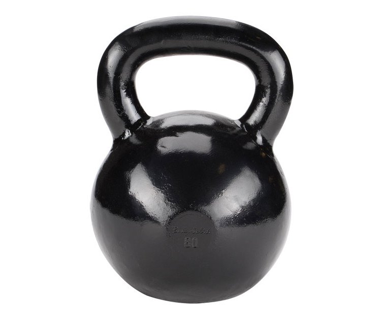 Body-Solid 80 Lb Cast Iron Kettlebell