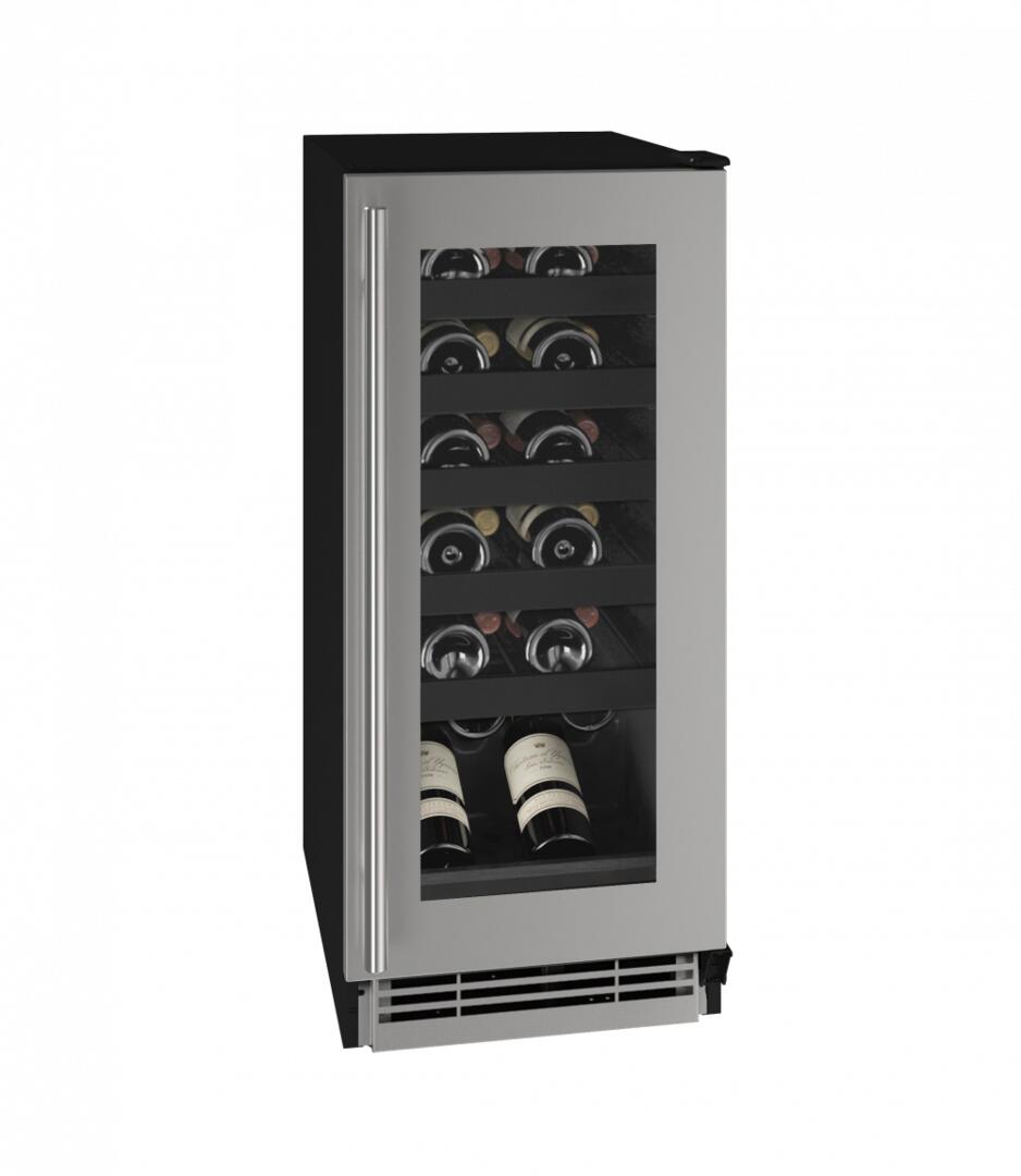 U-Line UHWC115SG01A 1 Class Series 15 Inch Stainless Steel Wine Cooler