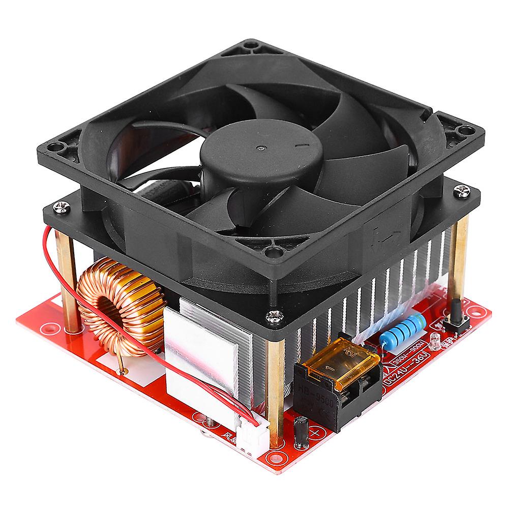 Dc24v-36v 500w Zvs Low Voltage Induction Heating Board Module With Fan and Heating Coil