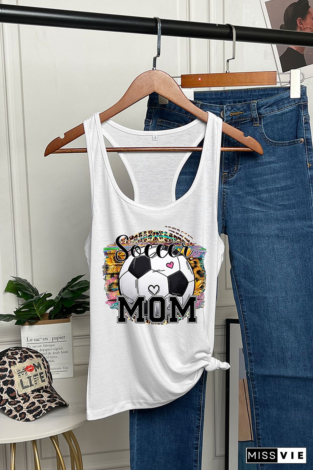 Soccer MOM Sleeveless Tank Top Wholesale