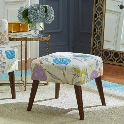 angelo:HOME Ottoman - Jane in Floral