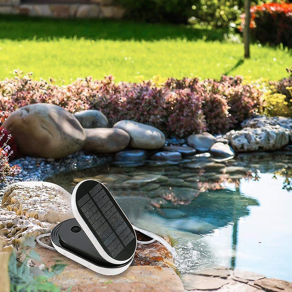 Tilting Vers Of Solar Pump， Solar Pool Pond Aerator With St For Riums Ponds (portable， 3 Wor Modes)