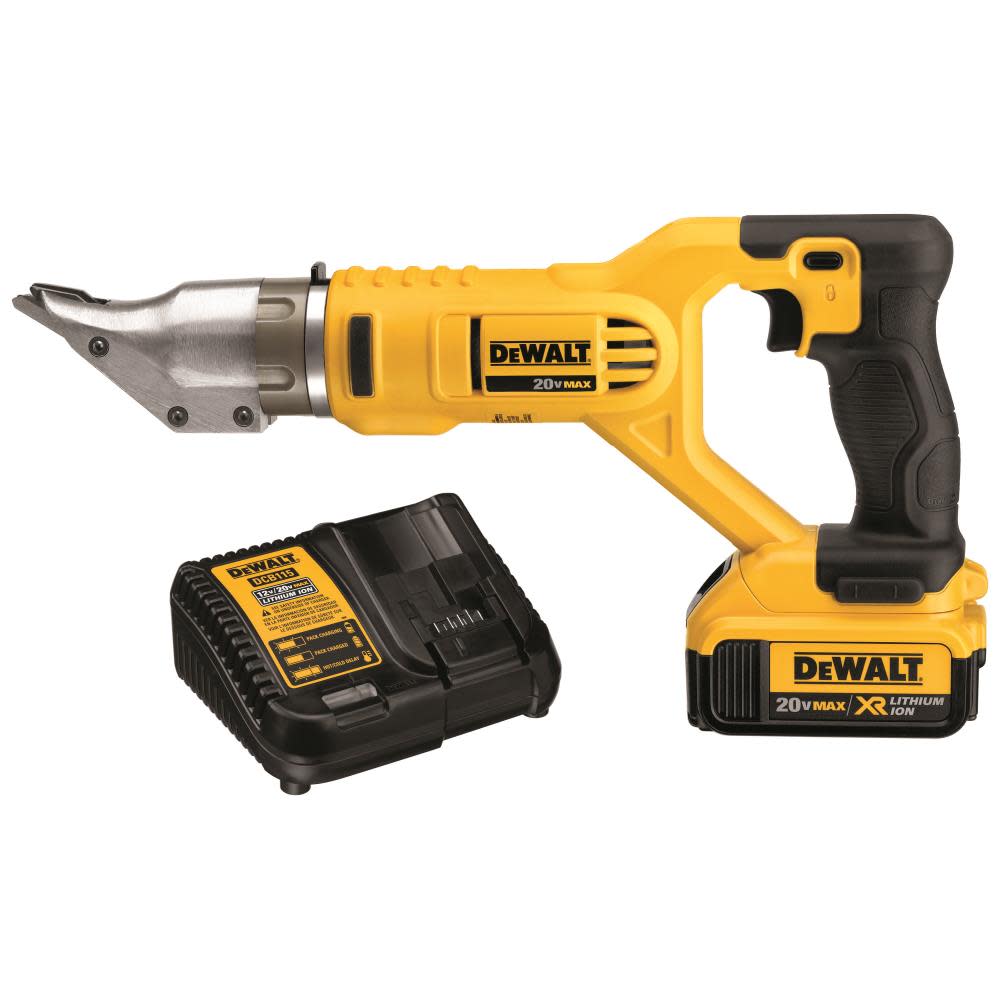 DEWALT 20 V MAX 18 g Swivel Head Shears Kit DCS491M2 from DEWALT