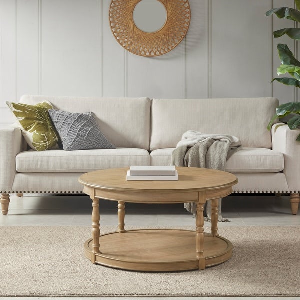 Belden Natural Castered Coffee Table by Martha Stewart