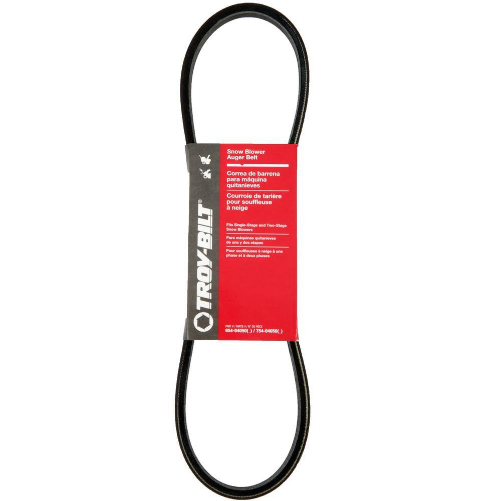 Troy-Bilt Original Equipment Auger Belt for Snow Blowers with 272 cc Engines and Smaller OE# 954-04050 754-04050 490-501-Y079