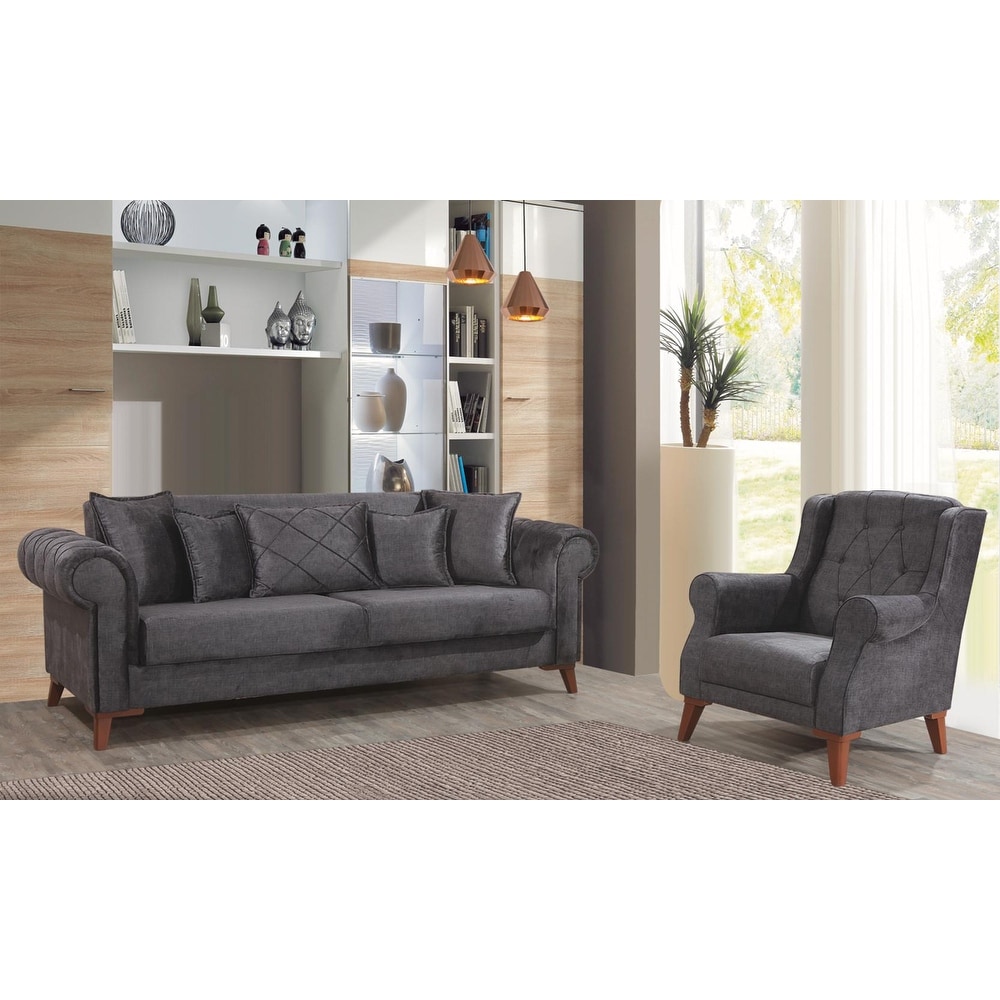 Dany 2 piece Living room Sofa and Arms chair set