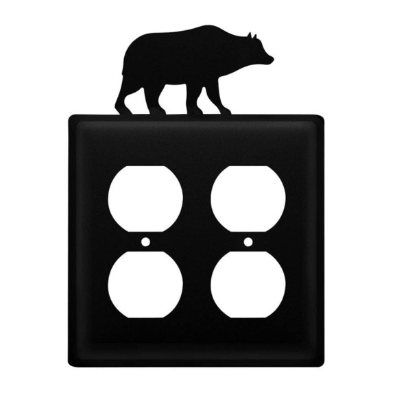 Village Wrought Iron EOO 14 Bear   Double Outlet C...