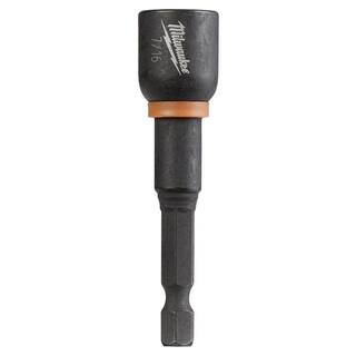 MW SHOCKWAVE Impact Duty 716 in. x 2-916 in. Alloy Steel Magnetic Nut Driver (1-Pack) 49-66-4536