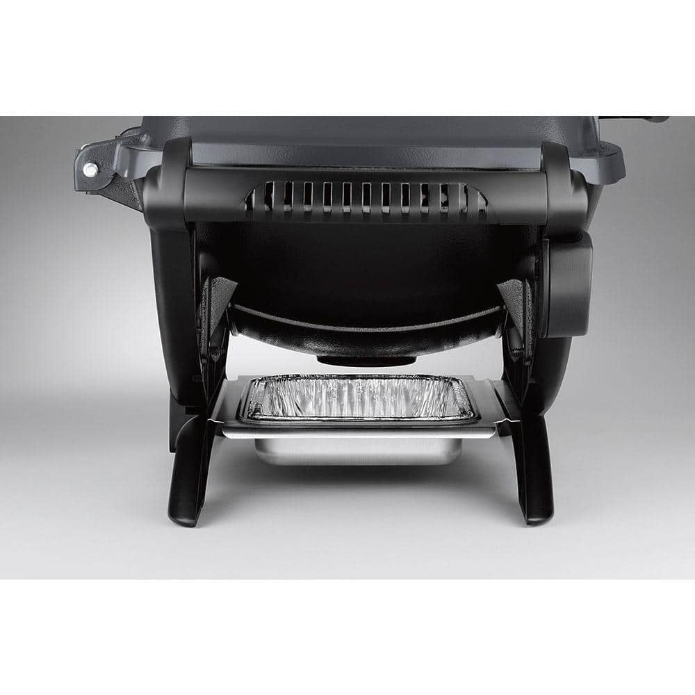 Weber Q 1200 1-Burner Portable Tabletop Propane Gas Grill in Black with Built-In Thermometer 51010001